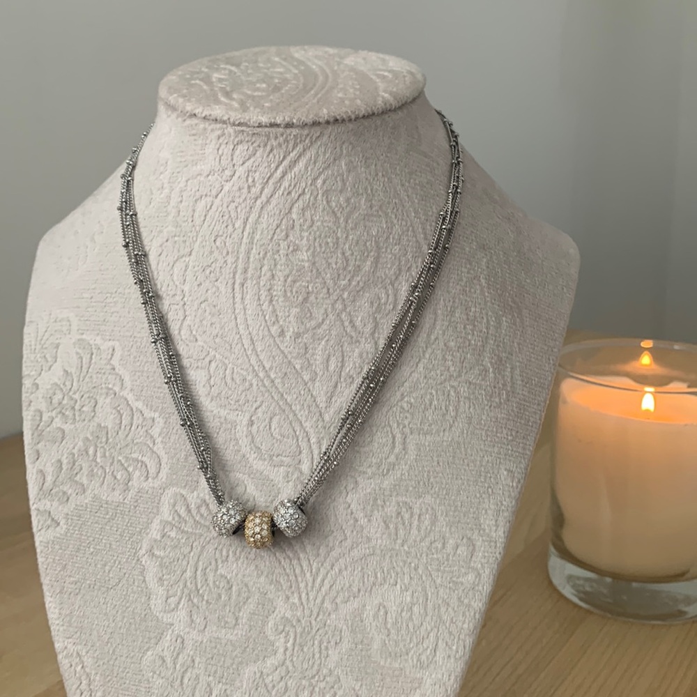 💛💐 Silver & Gold Necklace